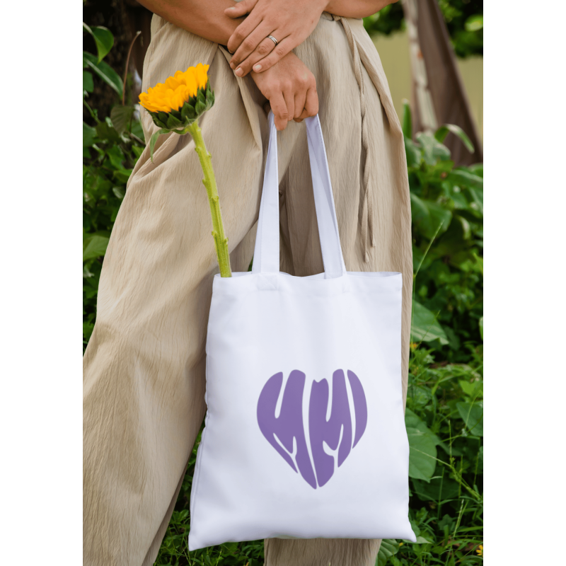 Tote bag coeur MMI