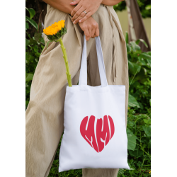 Tote bag coeur MMI