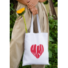 Tote bag coeur MMI